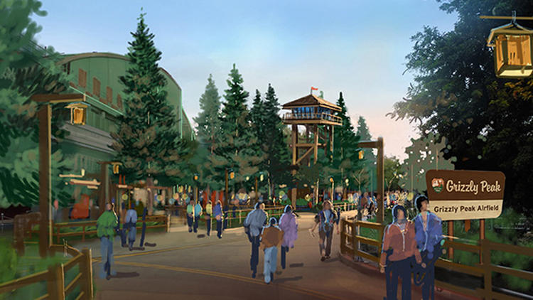 Concept art of the new Grizzly Peak Airfield